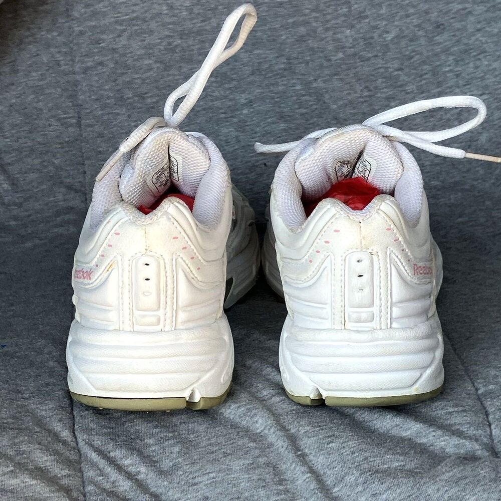 Reebok Vintage Aerobics Sneakers RB505 TYI Low Leather White 6 Womens Shoe Y2K - Picture 9 of 13